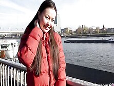 German Scout - Huge Clitoris Chinese Women Luna First Rimjob And Fucked At Real Street Casting