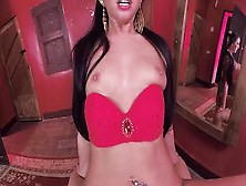 Sexo Virtual Caliente Con La Hermosa Red Jasmine Montando En Vaquera