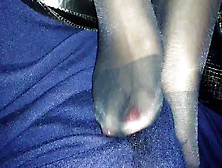 Lady Takes Off Her Stiletto Shoes And Gives Me A Perfect Dick Massage