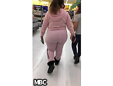 Meaty Big Bodied Woman Hispanic Thong Vpl