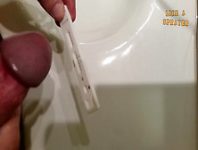 I Jerk Off Moaning While I Sperm On A Covid Self Test.  Massive Dong And Load Of Sperm,  Amatuer Amatuer Sol