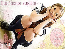 School Girl Abril Debut Vol1 - Abril - Kin8Tengoku