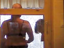 Spy Cam Is Working Shooting Nude Females Through The Window
