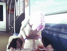 Cute Girl Fucked On The Train - Hentai (Uncensored)