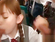 Cute Japanese Teen Girl Fucked In Train