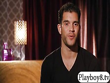 Couples Swinging And Groupsex In The Bedroom Of Playboy