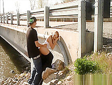 Quickie Sex By A Bridge With Traffic