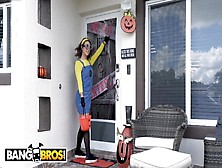 Bangbros - Where's Bruno's Dick? Inside A Pumpkin,  Waiting For Evelin Stone