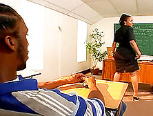Big Booty Ebony Teacher Smashed Hardcore In The Classroom