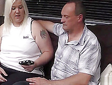 Chubby Blonde Spreads Legs For Married Husband