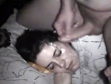 Pranksters Film Sleeping Girl Getting Cum Facial