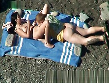 Russian Young Couple Fuck At Nude Beach Hidden Camera