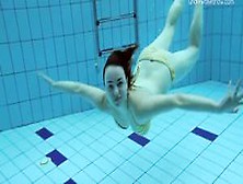 Little Boobs Teen Lada Underwater Naked