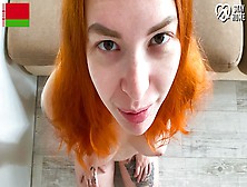 Doegirls - Kate Utopia Red-Head Belarusian Lady Blows A Chunky Meat At Home