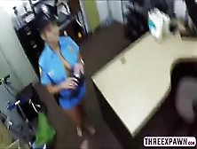 Police Offices Seducing Pervert Shop Personnel And Willing To Bows Cock For Cash