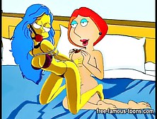 Famous Lesbian Toon Girls Orgy