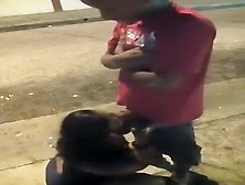 Suck Prick On The Street Of Trinidad