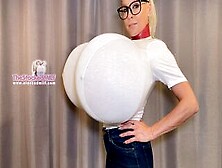 Measuring My Huge Breast Expansion,  From 55 Inch To 70 Inch!