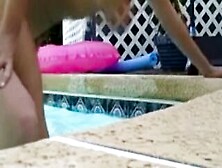 Goddess Amateurs Having Fun Inside Their Pool Fun Experience