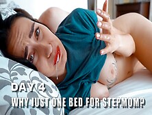 Day Four - Step Mom Share Bed In Hotel Room With Step Son ???? Surprise Fuck Cream Pie For Step Mother ????