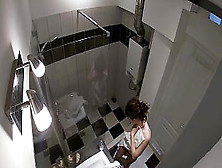 Secretly Watching Camera - Spying My Sister In The Shower