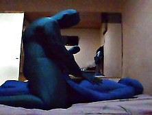 Zentai Role Playing Major Bear With A Man - Part 1