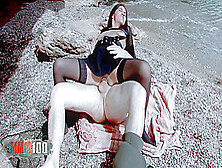 Beautiful Milf Tinkuska Sodomized On The Beach During A Fishing Trip