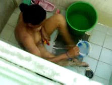 Desi Indian Bath Voyeur 2