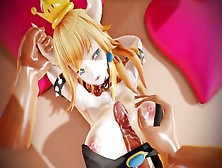 Mmd R-18 Princess Bowsette Fucking Oral 3D Anime Nsfw Ntr Fap Hero