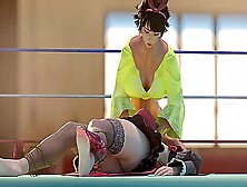 Josie And Eliza Fuck In The Ring In Tekken Porn Cartoon