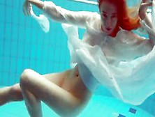 Diana Zelenkina Enjoying Swimming Nude