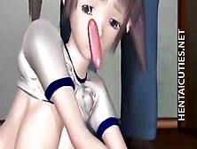 Gagged 3D Anime Slut Gets Fucked