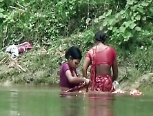 Bhabhi Taking Bath In Ganga