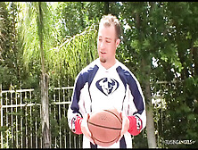 Playing Basketball Gets This Blonde Babe Horny So She Gets Fucked Hardcore On The Court