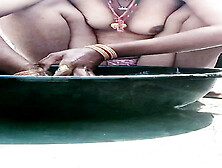 Indian Girl Nude Bath Open Area