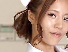 Lovely Japanese Nurse Saijou Ruri Having Fun With A Stiff Pecker