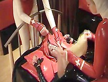 Latex Nurses Dom & Breath Play With Latex Patient