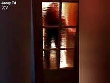 Fucking Guy On Glass Front Door
