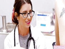 Lesbian Doctor Eating Her Teen Patient And Her Stepmoms Pussy