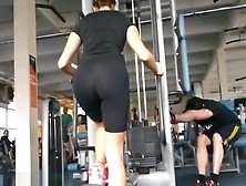 Following Girl At The Gym