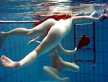 Underwater Show Featuring Madam's Swimming Pool Sex