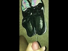 Cum Into Girlfriends Nike Shoes