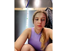 Extreme Masturbating.  Hot Amateur Cums In The Changing Room