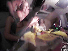 Blondie Licking Another Blondie In Limo After The Bars Close - Afterhoursexposed