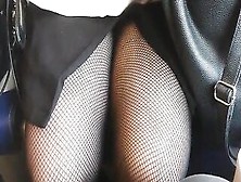 Voyeur Fishnet Tights Legs