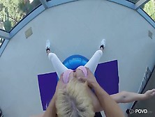 Yoga Blonde Gets Her Ass Fucked