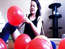 Mollysilver Blows Up Red Balloons Xxx Porn Videos