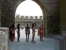 Nude Girls Group Traveling