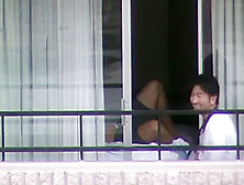Japanese Athletes Balcony Spycam 5
