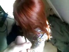Amazing Girl Nextdoor Redhead Blowjob